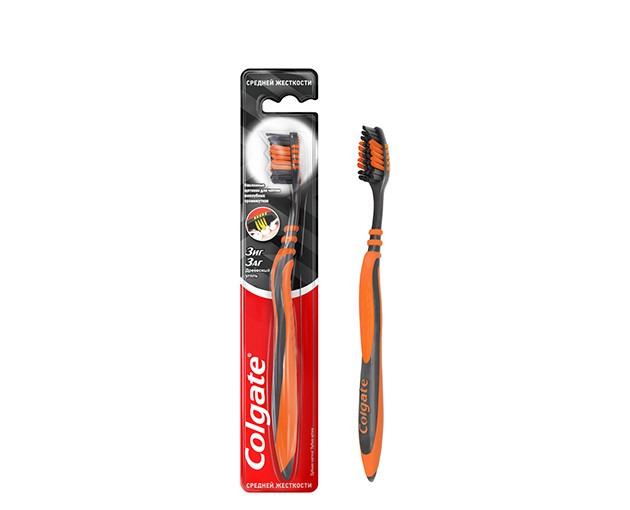 Colgate toothbrush Zig-Zag Charcoal